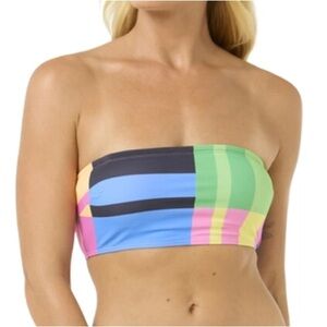 NWT Rip Curl Las Dalias Bandeau Strapless Bikini Top Size XS